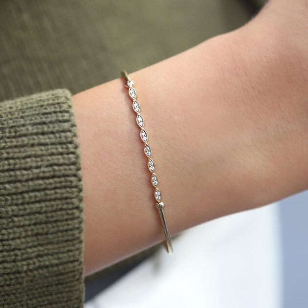 0.15 Karat Vintage Pırlanta Bileklik - 1