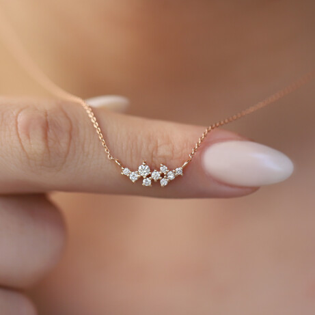 0.20 Karat Özel Tasarım Pırlanta Kolye - 