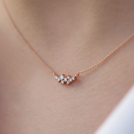 0.20 Karat Özel Tasarım Pırlanta Kolye - 3