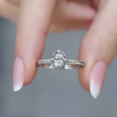 0.30 Karat Vintage Aria Tasarım Pırlanta Yüzük 