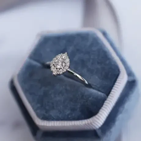 0.35 Karat Vintage Lina Tasarım Pırlanta Yüzük 