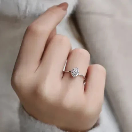 0.35 Karat Vintage Lina Tasarım Pırlanta Yüzük - 2