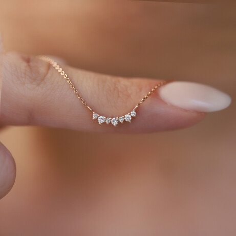 0.10 CT Özel Tasarım Pırlanta Kolye - 