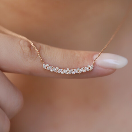 0.40 CT Özel Tasarım Pırlanta Kolye - 