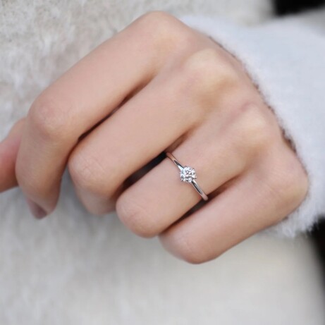 0.40 Karat Pırlanta Tektaş Yüzük - 