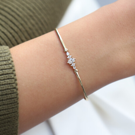 0.50 CT Tasarım Pırlanta Diana Bileklik - 1