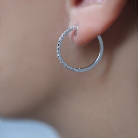 0.60 Karat Özel Tasarım Pırlanta Küpe - 2