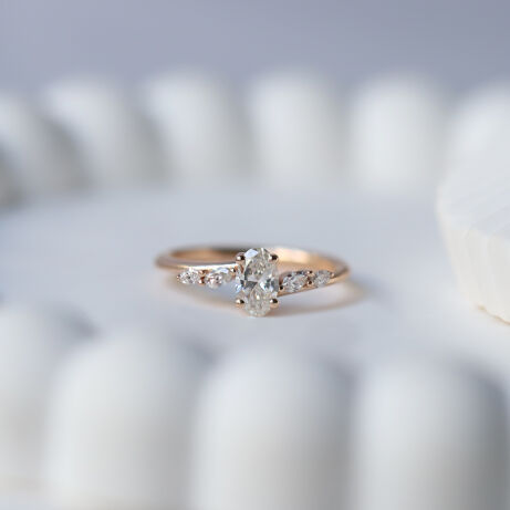 0.65 Karat D SI1 GIA Sertifikalı Vintage Sofia Pırlanta Yüzük - 