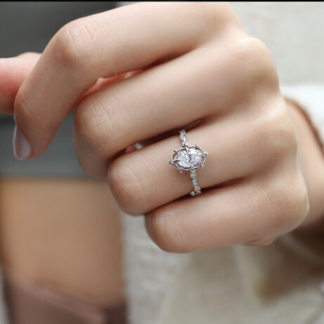 0.75 Karat Vintage Aria Tasarım Pırlanta Yüzük 