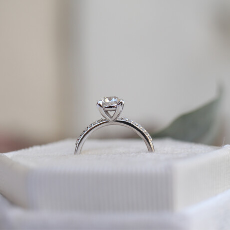 0.80 Karat Pırlanta Tektaş Yüzük - 3