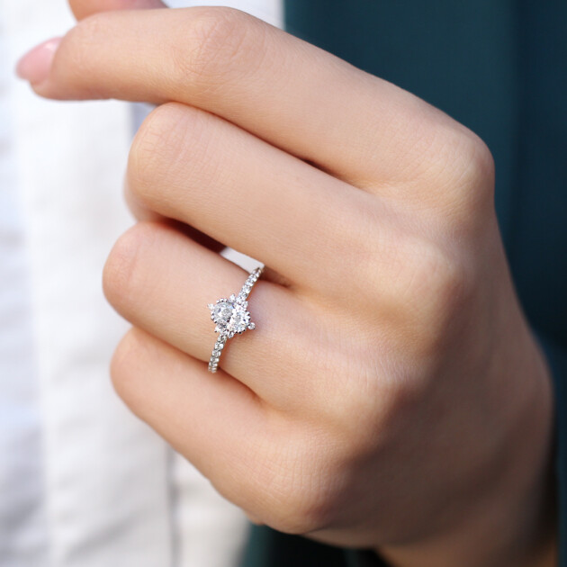 0.80 Karat Vintage Elis Pırlanta Yüzük - 1