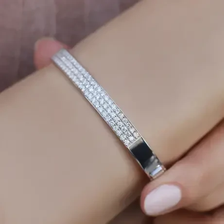 1.90 Karat Özel Tasarım Pırlanta Kelepçe - 1