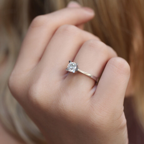 1.00 Karat D VS1 GIA Sertifikalı Pırlanta Tektaş Yüzük - 2