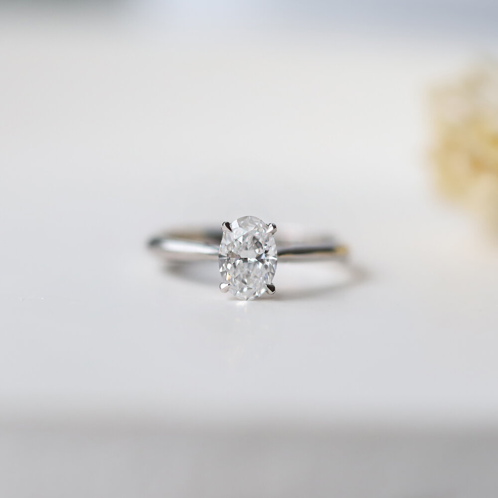 1.00 Karat F SI2 GIA Sertifikalı Bianca Pırlanta Yüzük - 1