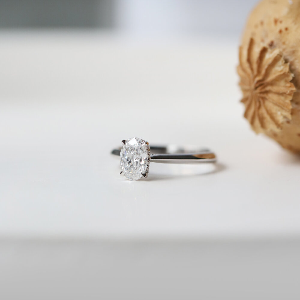 1.00 Karat F SI2 GIA Sertifikalı Bianca Pırlanta Yüzük - 2