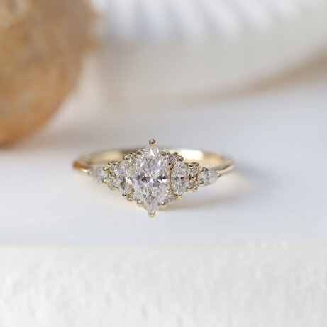 1.00 Karat F SI2 GIA Sertifikalı Maia Pırlanta Yüzük - 