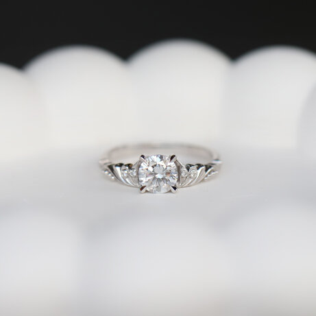 1.03 Karat F SI2 GIA Sertifikalı Vintage Emma Pırlanta Yüzük - 