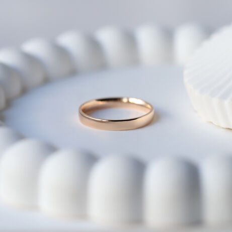 14 Ayar Altın Düz Klasik Alyans - 