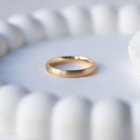 14 Ayar Altın Mat Klasik Alyans - 