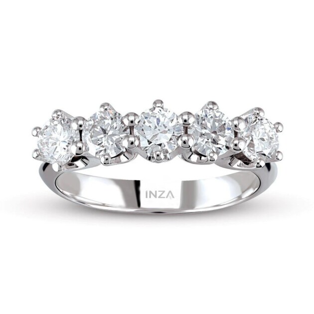 1.50 Karat Pırlanta Beştaş Yüzük - 1