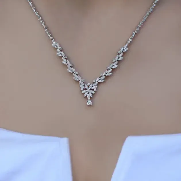 2.00 Karat Özel Tasarım Pırlanta Gerdanlık - 