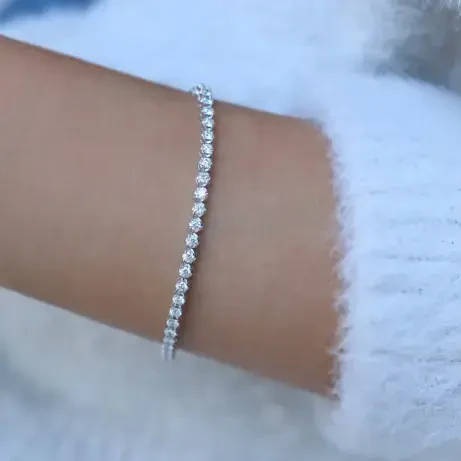 2.30 Karat Pırlanta Suyolu Bileklik - 1