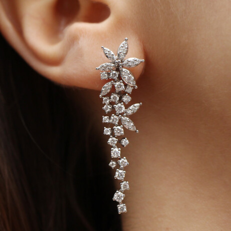 2.00 CT Pırlanta Küpe - 