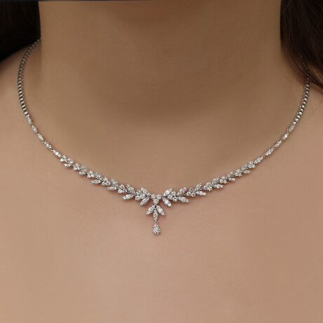 3.50 CT Özel Tasarım Pırlanta Gerdanlık - 