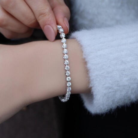 4.80 Karat Pırlanta Suyolu Bileklik - 