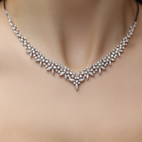 5.95 Karat Özel Tasarım Pırlanta Gerdanlık - 