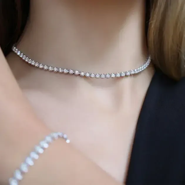 7.50 CT Su Yolu Gerdanlık - 