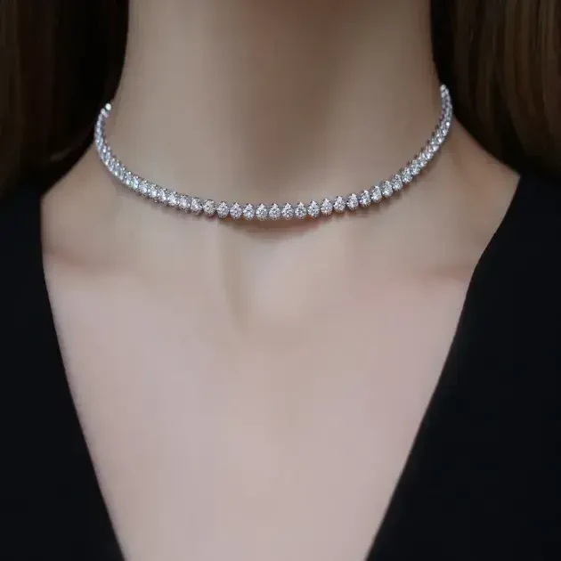 7.50 Karat Su Yolu Gerdanlık - 2